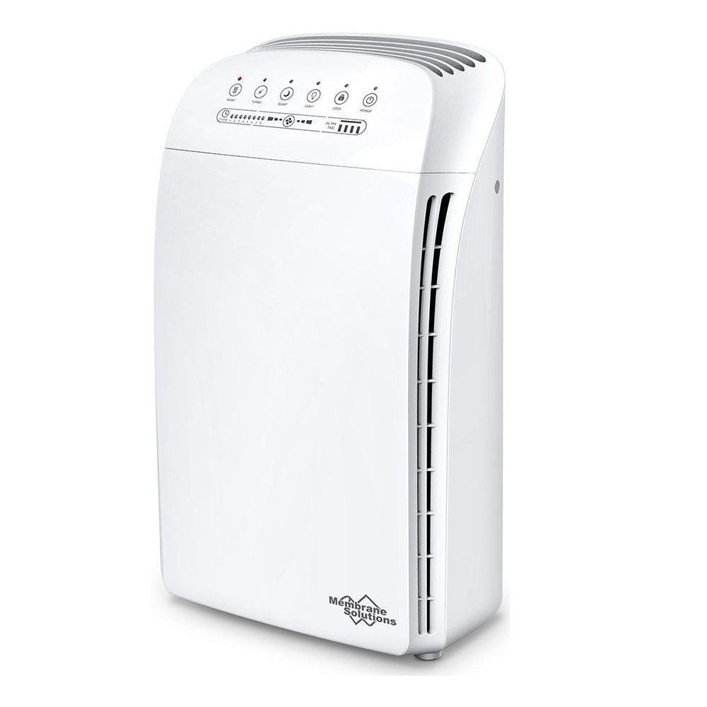 Membrane Solutions MSA3 Purificateur d'Air Chambre de 147㎡, 22dB Silencieux, Air Purifier HEPA pour Maison Bureau, mode sommeil, Elimine 99,97% des Allergènes, Fumée, Pollen, Odeurs d'animaux