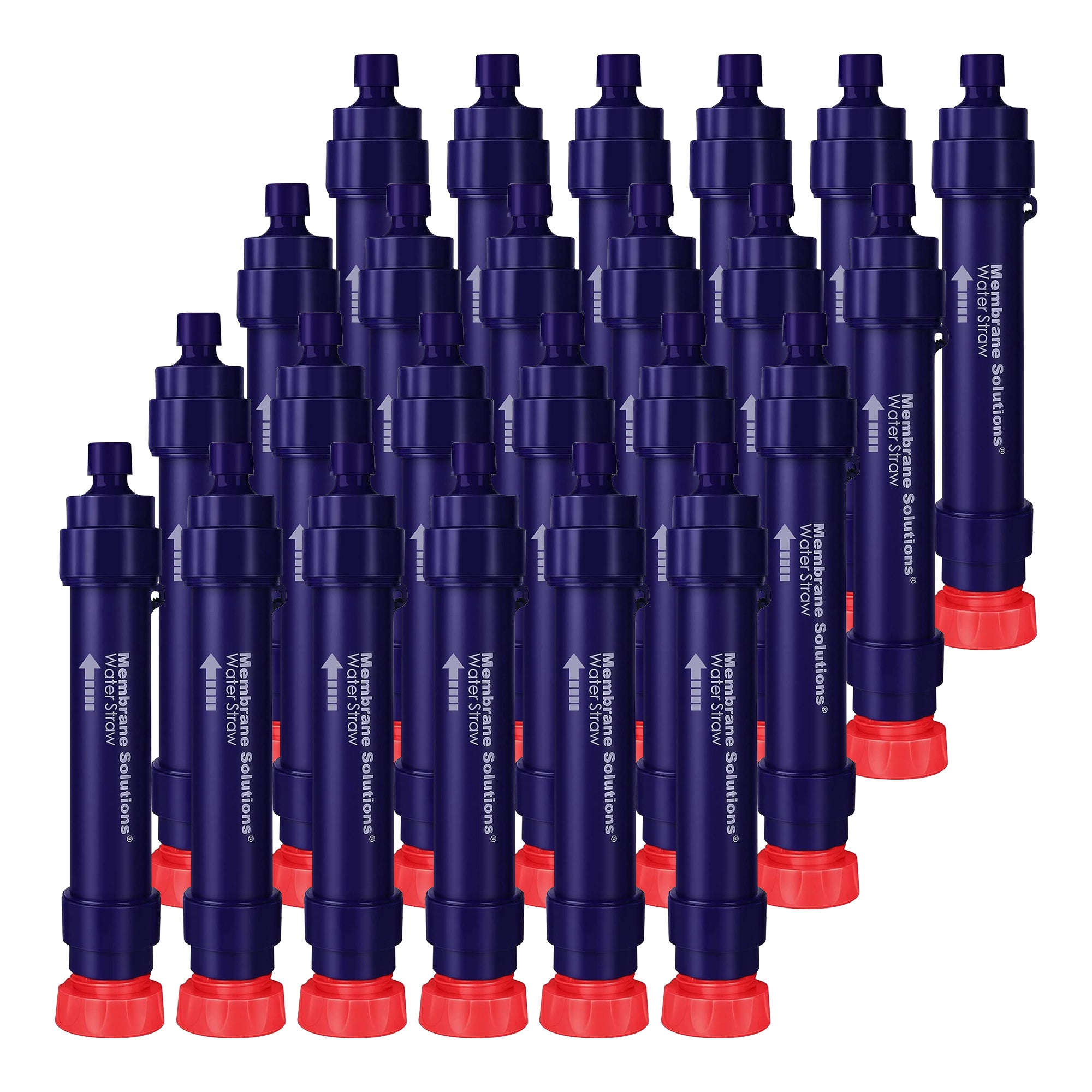 Membrane Solutions WS02 – Filtre à eau paille détachable pour la randonnée, le camping, le voyage et les situations d’urgence