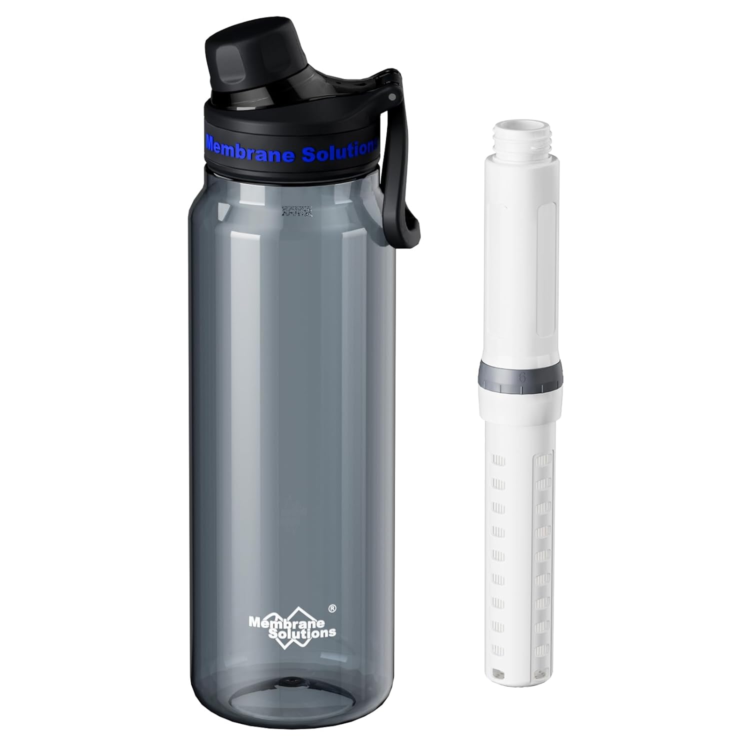 Membrane Solutions C3 – Gourde filtrante 1,06 L (36oz) avec filtre ACF & UF, idéale pour camping & voyage