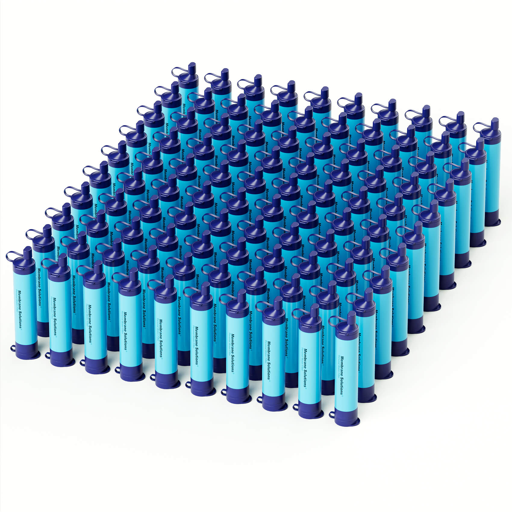 Membrane Solutions Paille Filtrante Survie, Filtre à Eau pour l'Extérieur camping et randonnée