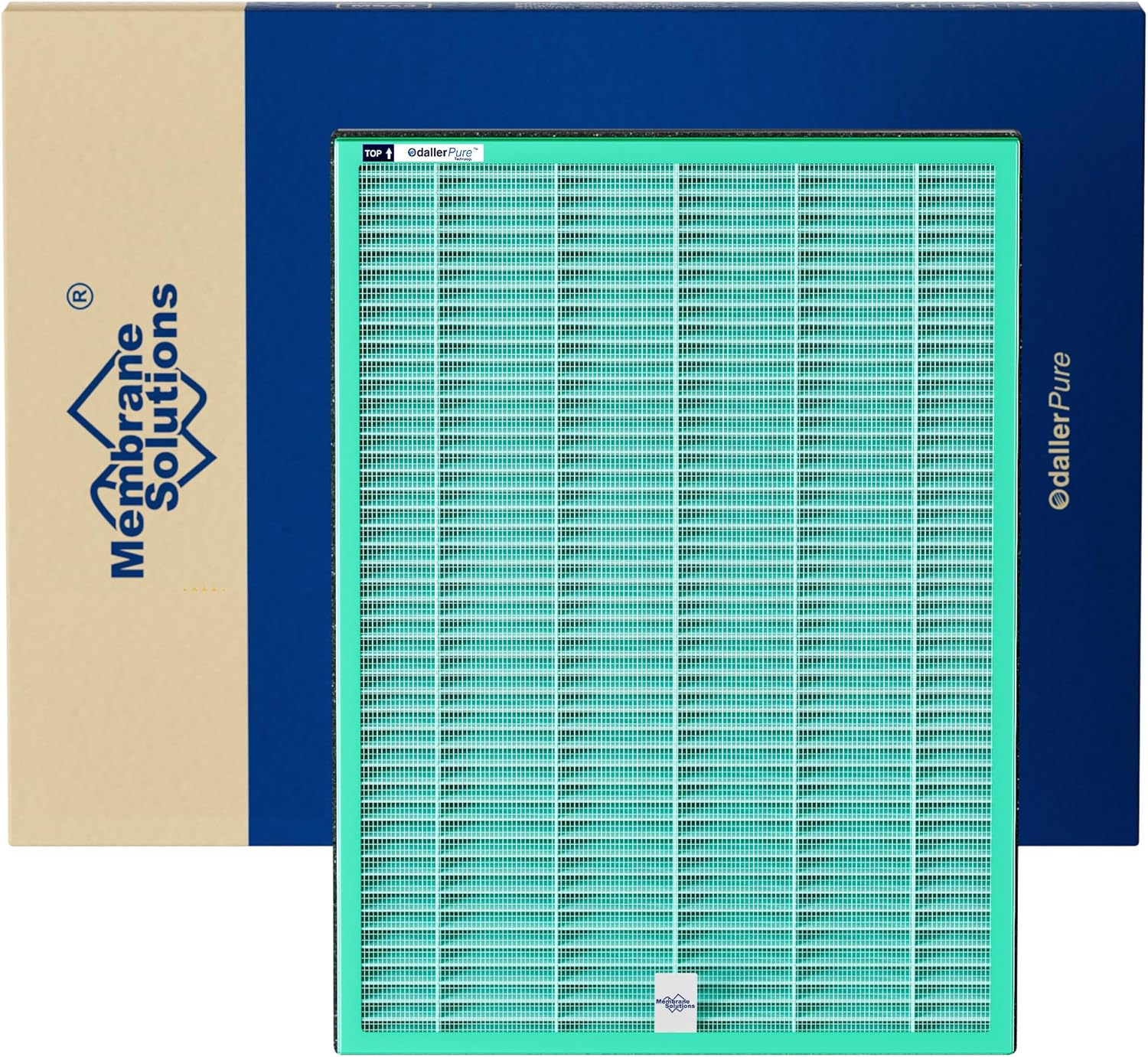 Membrane Solutions HEPA Filtre de rechange pour purificateur d'air MSA3/MSA3S 1 Pack